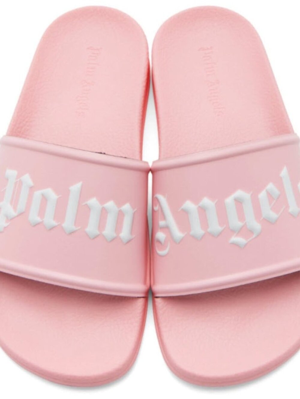 NIB PALM ANGELS WOMEN Logo Sliders Pink Size 38